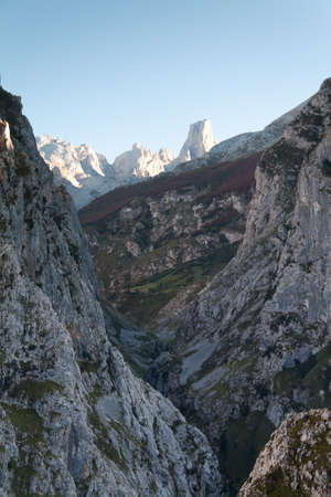 Peak of Naranjo de Bulnes, Picos de Europa (Asturias, Spain)の写真素材