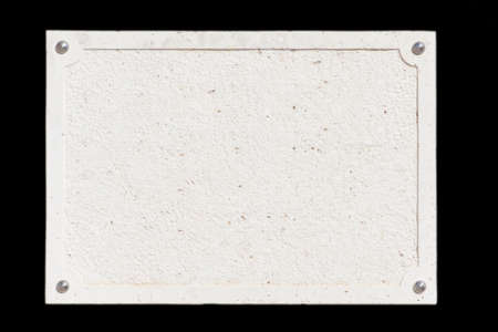 A white stone where you can write down your ideasの写真素材