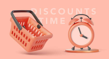 Shopping, purchases, supermarket, sale, mall concept. Grocery supermarket, food and eats online buying and delivery concept. Vector illustrationのイラスト素材