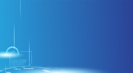 Abstract blue background with speedometer and space for your text. Vector illustrationのイラスト素材