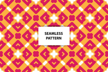 Seamless geometric pattern. Abstract background. Vector seamless pattern.のイラスト素材