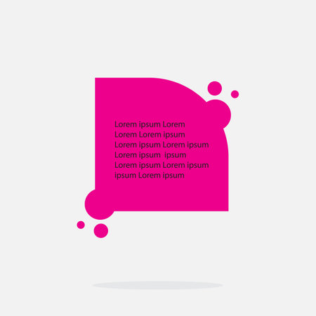 Quote blank template. Quote bubble. Text box. Vector illustration.のイラスト素材