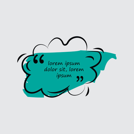 Quote bubble. Motivational and inspirational quote. Vector illustration.