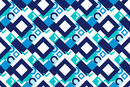 Seamless geometric pattern with rhombuses. Vector illustration.