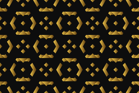 Vector seamless pattern. Modern stylish texture. Geometric linear ornament.
