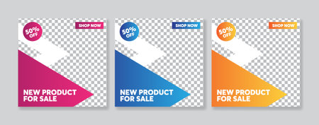 Sale banner template for social media posts and web internet ads.のイラスト素材