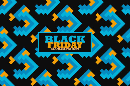 Black Friday design over black background, vector illustration eps10.のイラスト素材