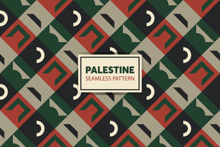 Seamless geometric pattern in retro style. Vector illustration. Eps 10のイラスト素材
