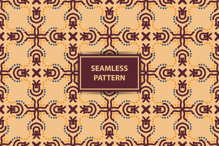 Vector seamless pattern. Modern stylish texture. Repeating geometric background.のイラスト素材