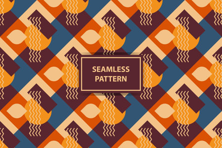 Vector seamless pattern. Modern stylish texture. Repeating geometric tiles.のイラスト素材