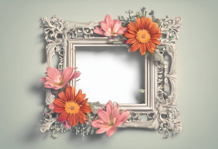 Flowered frame.の素材