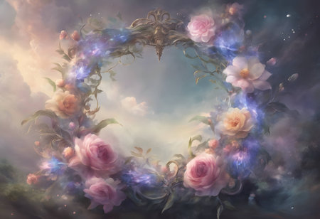 Flowered frame.の素材