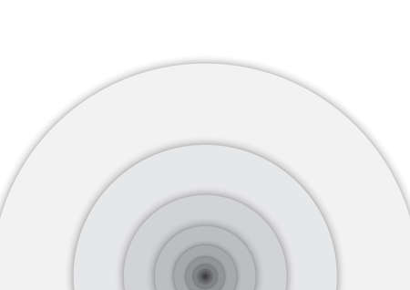 Background - Fibonacci circles - black and white monochrome grayscale - material design -  illustrationのイラスト素材