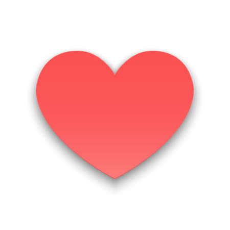 Heart paper concept vector illustrationのイラスト素材