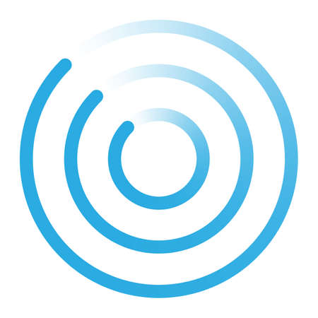 Radar abstract icon symbol vector illustrationのイラスト素材