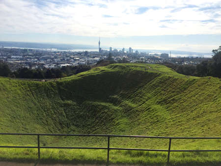 This place of extraordinary beauty is an extinct volcano in New Zealand