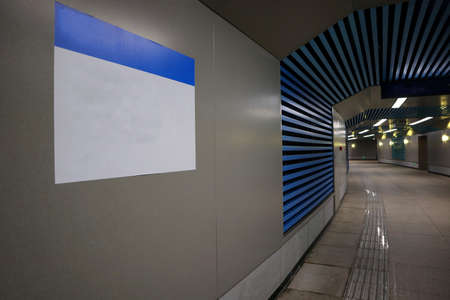 blank billboard on which you can post informationの写真素材