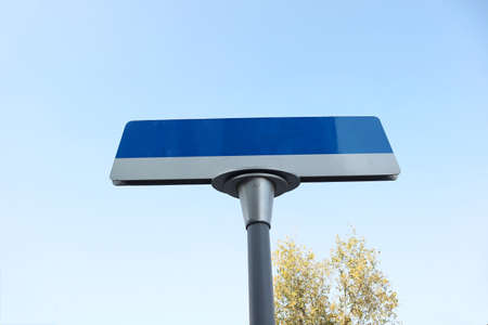blank billboard on which you can post informationの写真素材