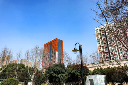 These skyscrapers are apartments and office buildings in Chinese cities