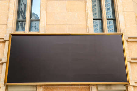 blank billboard to post a message