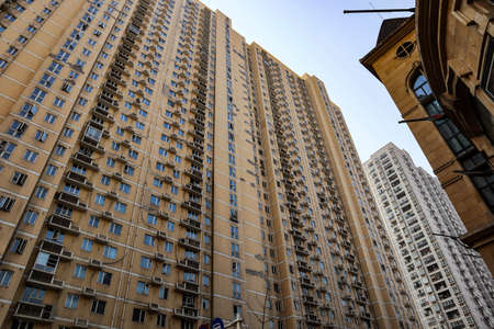 These modern Chinese skyscrapers are apartments and offices for real estate development