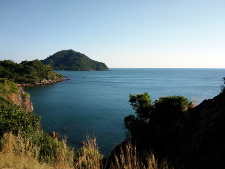 The sea in Thailandの写真素材