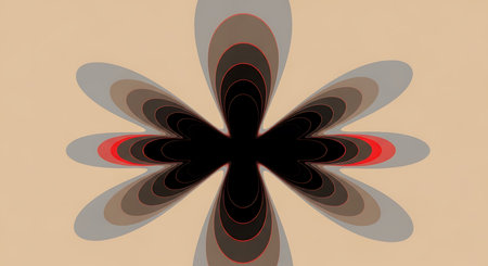 abstract fractal background a computer-generated 2D illustration, textureの素材