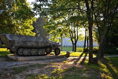 Panzer / Slovakia Banska Bystrica 28 September 2014 Military Memorial sentiment of World War 2のeditorial素材