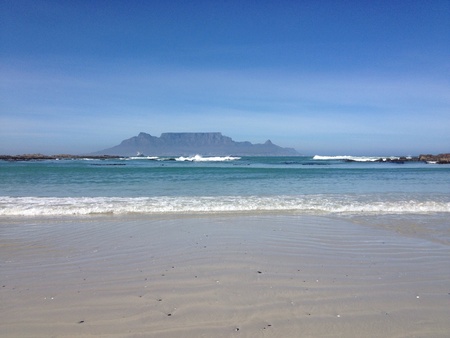 View of Table Mountain from Bloubergstrandの素材
