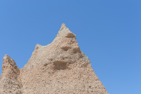 Landscape shot of Badlands National Park, South Dakotaの写真素材