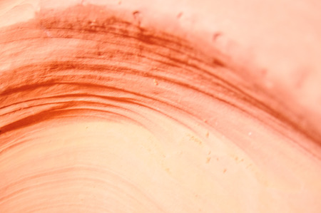 The interior of the narrow walls of the winding Antelope Canyon in Navajo Tribal Park, near  Page Arizona. の写真素材