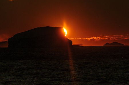 Sunset over the Weddell Seaの写真素材