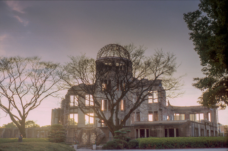 Genbaku Dome in Hiroshimaの写真素材