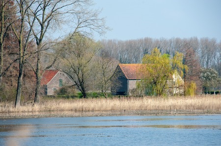 Bourgoyen on a sunny spring afternoonの写真素材