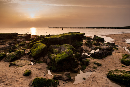 Sunset at Seaの写真素材