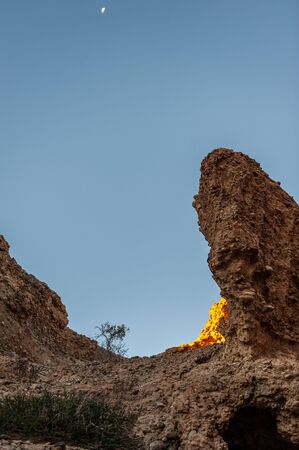Impression of Sesriem Canyon, in the Hardap region of Namibia, during sunset.の写真素材