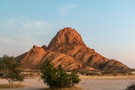 A very early morning near Spitzkoppe, Namibia.