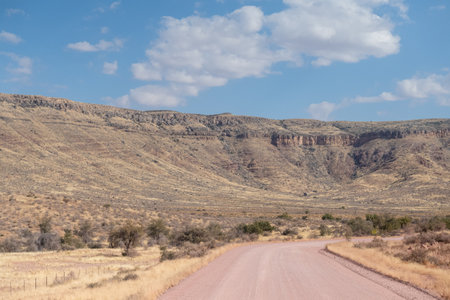 Landscape shot of the desert of Southern Namibia.の写真素材