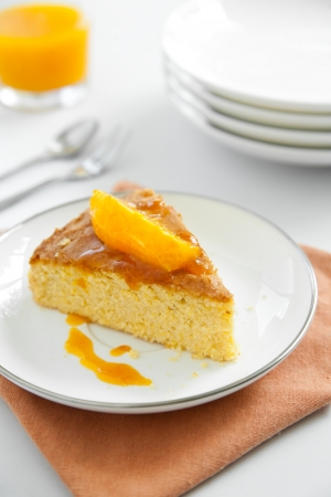 Components of the Orange Cake.の写真素材