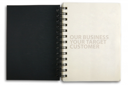 For business notebook on a white background の写真素材