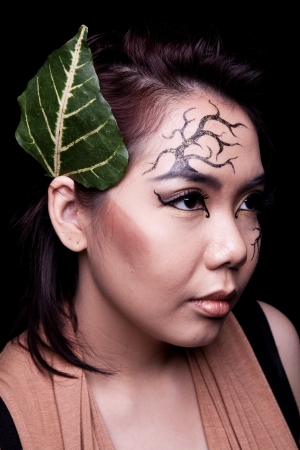 Beautiful Fashion Woman portrait. Creative Makeupの写真素材