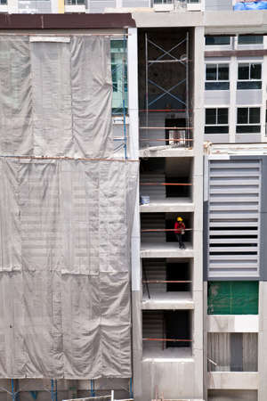 BANGKOK, THAILAND - July 3: the state of the condo building under construction on July 3, 2012,...