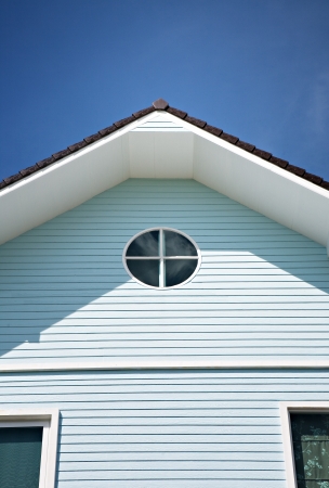 Gabled housesの写真素材