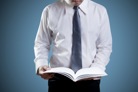 Businessman Readingの写真素材