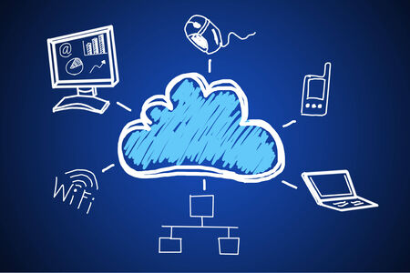 Cloud computing network diagram