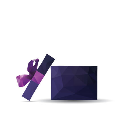 Abstract Creative concept vector icon of gift box for Web and Mobile Applications isolated on background.のイラスト素材