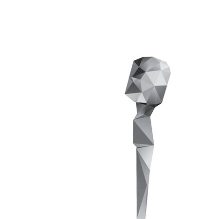 Microphone isolated on a white backgroundsのイラスト素材