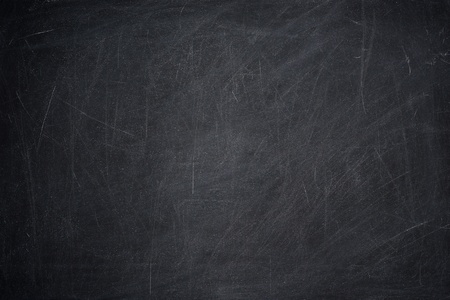 Chalk rubbed out on board