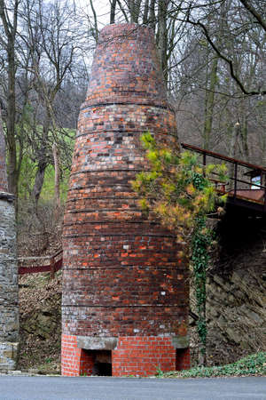 picture Old lime kilns, historical monuments of industrial development in Moravia, Vendryne, Czech Republicの写真素材