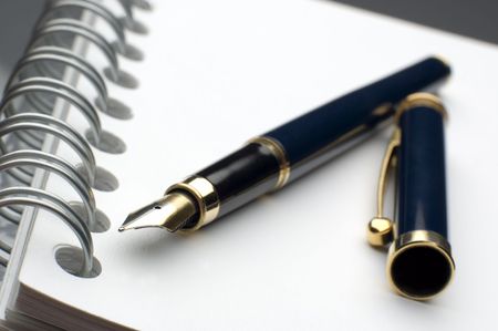 pencil on note book close up shootの写真素材